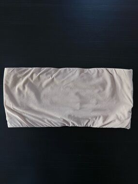 SKIMS Fits Everybody Bandeau Bra | Clay Beige | Size M | Strapless Minimal Basic